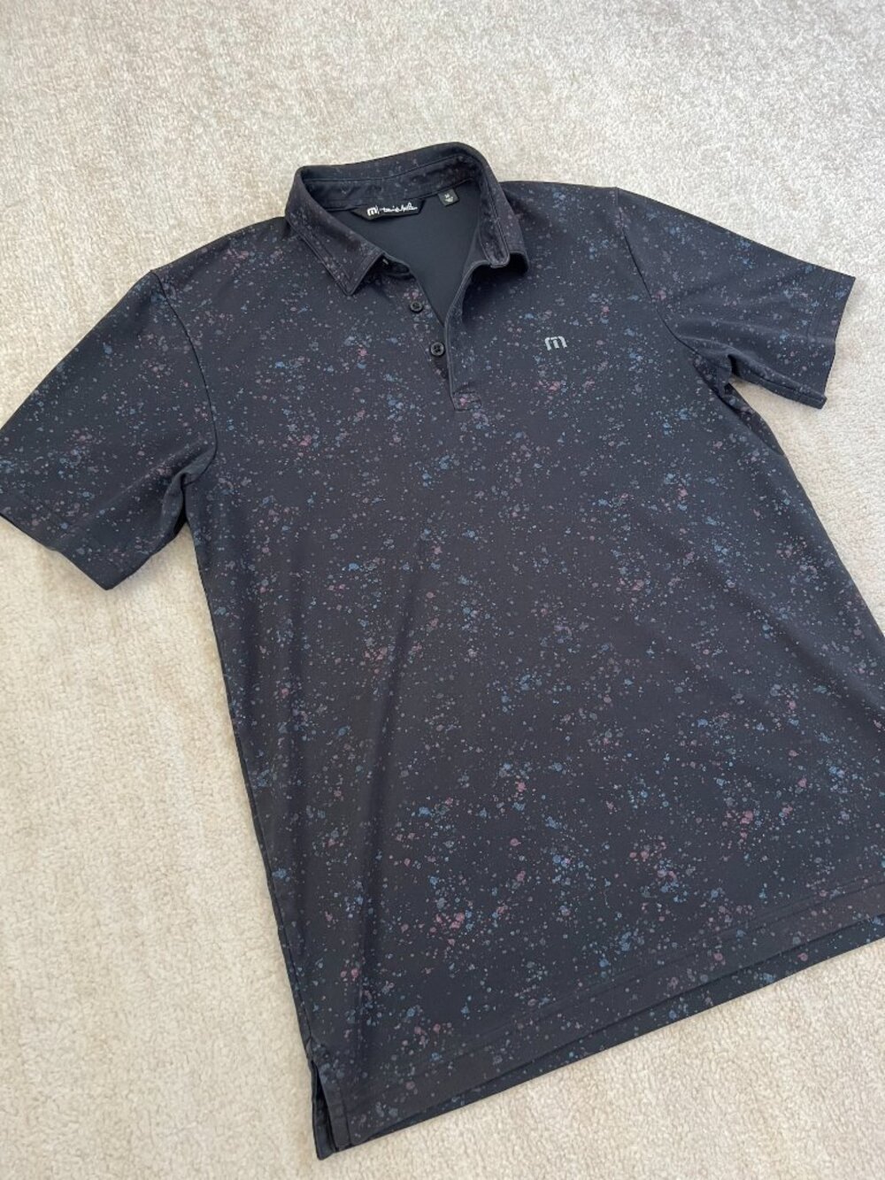Travis Mathew Cotton Short Sleeve Polo Shirt Top M - Picture 3 of 8